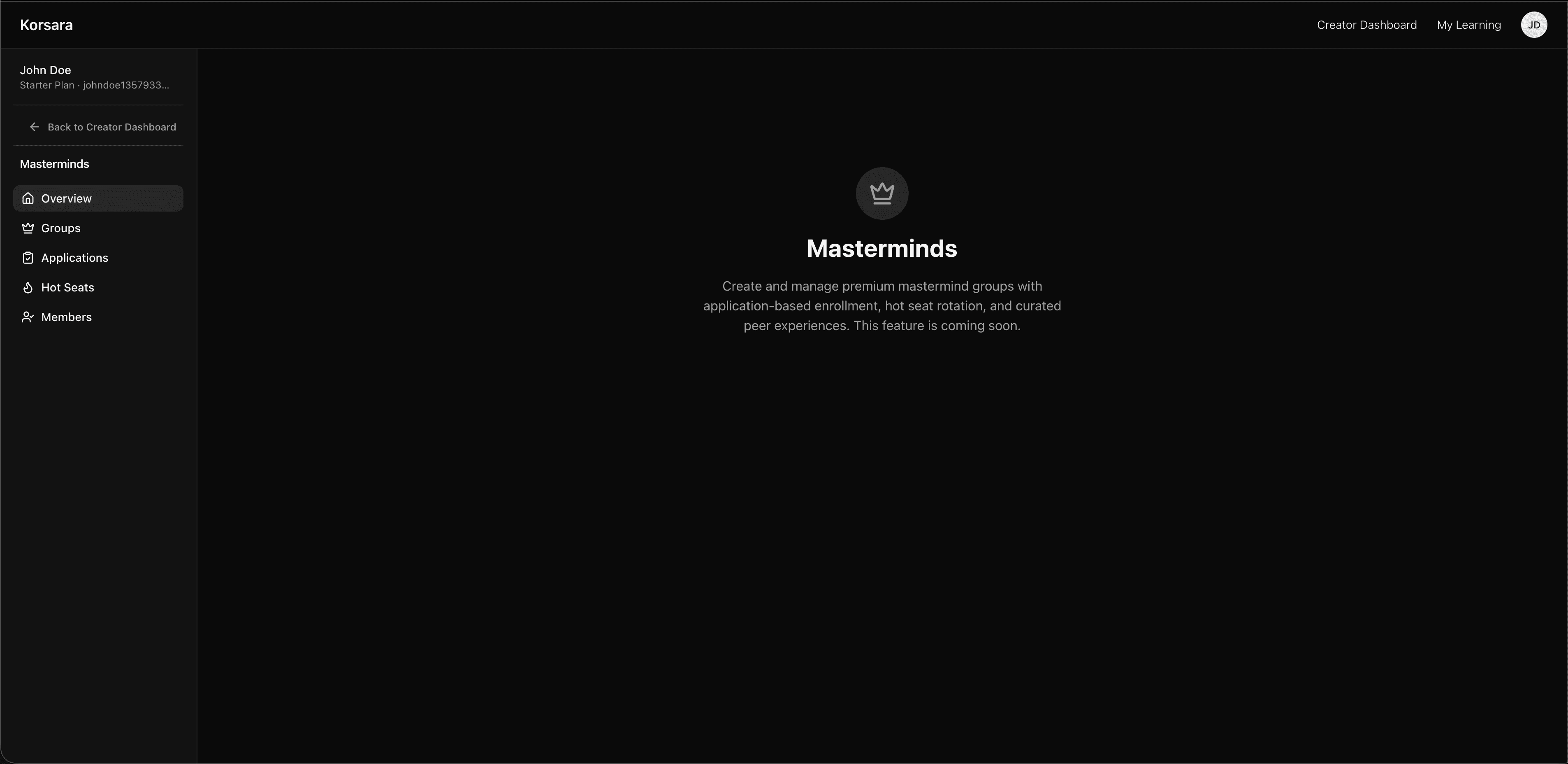 Korsara masterminds preview