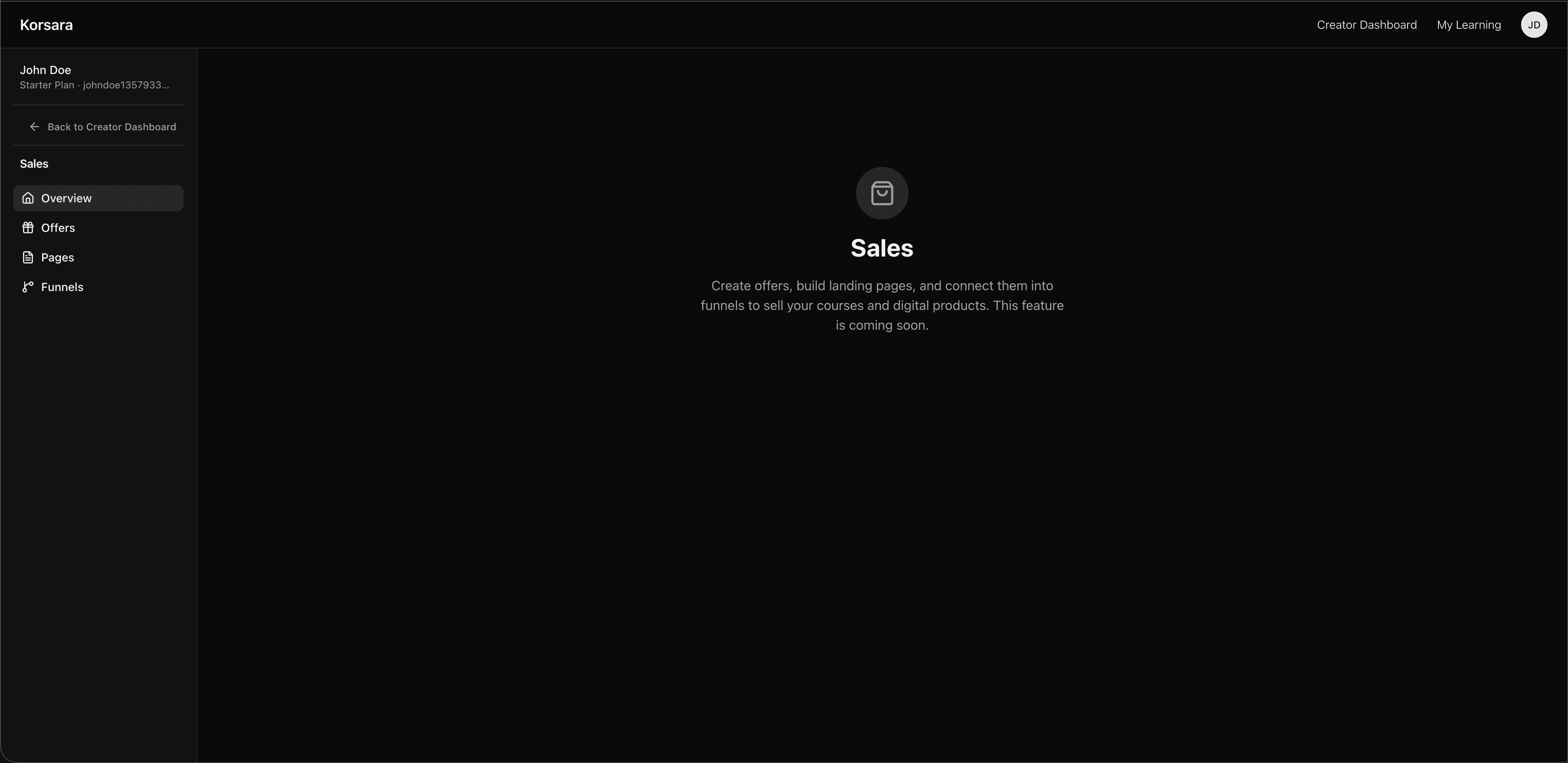 Korsara sales management preview